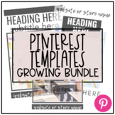 Pinterest Pin Templates for Canva | GROWING BUNDLE