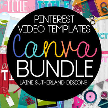 Preview of Pinterest Preview Videos BUNDLE | Canva Templates