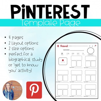 Preview of Pinterest Template