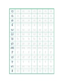 Pinyin Alphabet Stroke Order Copybook