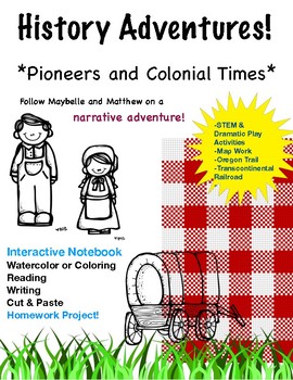 Preview of Pioneer History Adventures! PDF or Digital