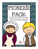 Pioneer Pack: Early American Life Activities and Close Rea