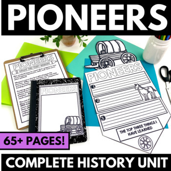 Preview of Pioneers Life along the Oregon Trail Westward Expansion Unit Projects Activities