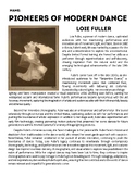 Pioneers of Modern Dance: Loie Fuller