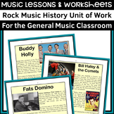 Rock Music History Lesson and Worksheets
