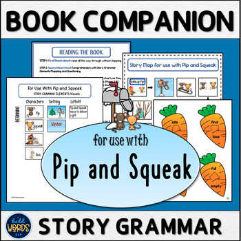 Preview of Winter Book Companion for Use with Pip and Squeak Speech and Language Therapy