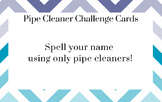 Pipe Cleaner Challenge Cards