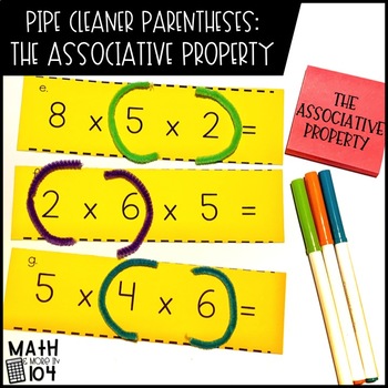 Preview of The Associative Property of Multiplication Activity | Digital and Print