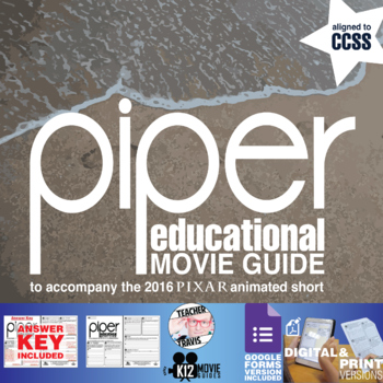 Preview of Piper (2016) - Pixar Short Video Guide | Questions | Worksheet | Google Form
