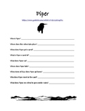 Piper Disney Pixar Short Companion Worksheet