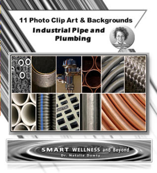 Preview of Real Photos Clip Art and Backgrounds - Industrial Pipes and Plumbing