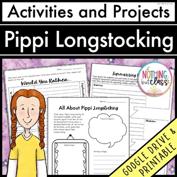 Preview of Pippi Longstocking | Activities and Projects