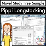 Pippi Longstocking Novel Study | FREE Sample