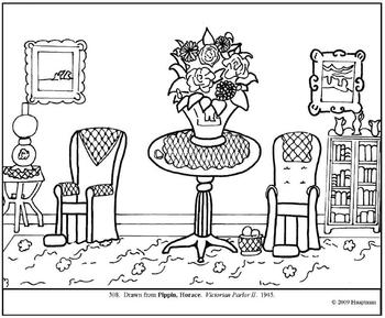 Download Pippin. Victorian Parlor II. Coloring page and lesson plan ...