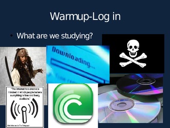 Preview of Piracy PowerPoint