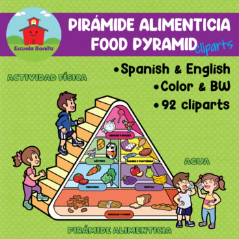Preview of Pirámide Alimenticia!!! / Food Pyramid CLIPART