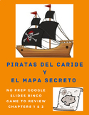 Piratas del Caribe y el mapa secreto--Google Slides BINGO 