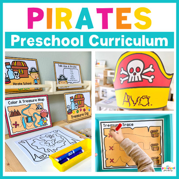 Preview of Pirate Activities Preschool Weekly Themed Curriculum