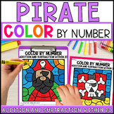 Pirate Addition and Subtraction Within 20 Color by Number.