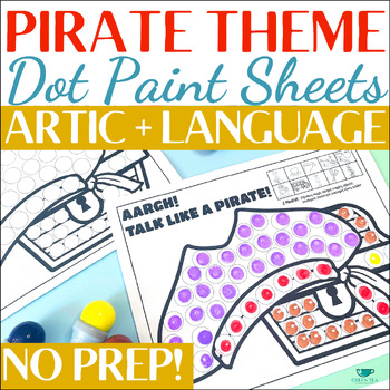 Ocean Dot Paint Worksheets for Speech Therapy FREEBIE - Articulation &  Language