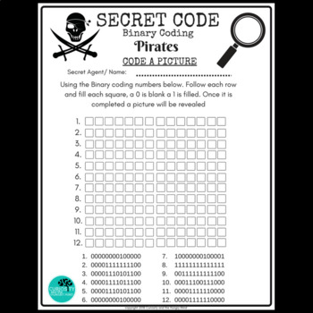 Pirate Secret Code and Decoder