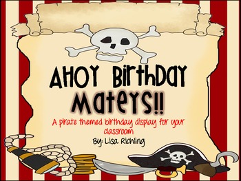 Preview of Pirate Birthday Display