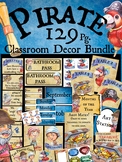 Pirate Classroom Decor 129 page Bundle