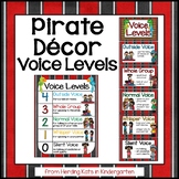Pirate Classroom Decor Voice Levels Chart