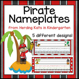 Pirate Classroom Theme Name Tags