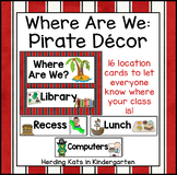 Pirate Classroom Theme Where Are We Signs