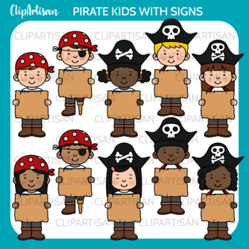 Pirate Clip Art, Pirates Digital Stamps Graphic by ClipArtisan