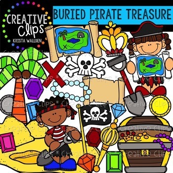 Pirate Clip Art, Pirates Digital Stamps Graphic by ClipArtisan