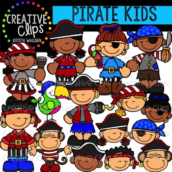 Pirate Clip Art, Pirates Digital Stamps Graphic by ClipArtisan