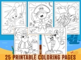 Pirate Coloring Pages - 25 Printable Pirate Coloring Pages