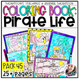 Pirate Coloring Pages | Coloring Sheets | Pirate Day Activities