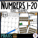 10s Frame Count the Room - Numbers 1 to 20 - PIRATE TREASURE