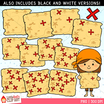 treasure map x clipart