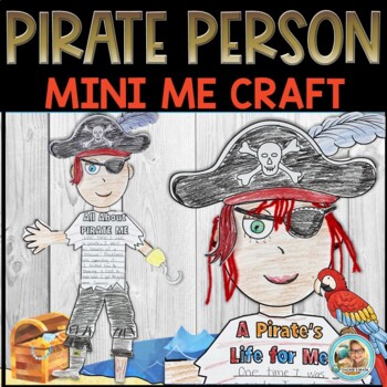 Preview of Pirate Craft Activity | Writing | Mini Me Pirate People