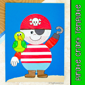 Pirate Party Photo Booth Prop, Children Pirate Photo Booth Prop