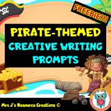 Pirate Creative Narrative Writing Prompts Activity - FREE