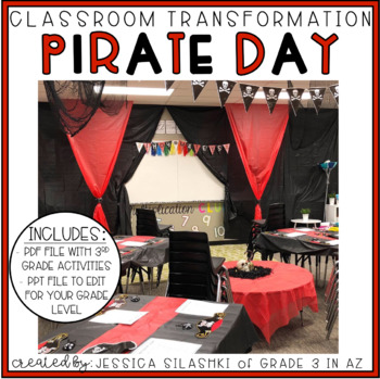 Preview of Pirate Day: Classroom Transformation Pack