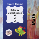 Pirate Day Color by Multiplication