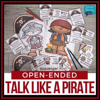 Preview of Talk Like A Pirate Day: Speech and Language Activities