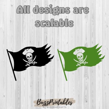 Pirate Digital Clipart Images, SVG PNG Graphics, Personal