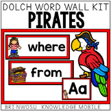 Pirate Dolch Word Wall Kit - 220 Cards, Labels, & Banners 