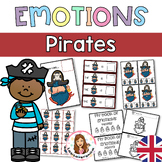 Pirate Emotions Face. Feelings. Character Education. English