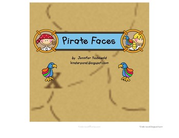 Preview of Pirate Faces Class book