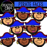 Pirate Faces: Pirate Clipart {Creative Clips Clipart}
