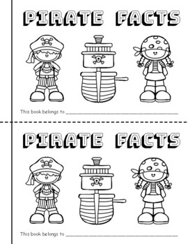 Preview of Pirate Facts Minibook