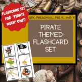 Pirate Flashcards for UTK, Preschool, Pre-K, and K